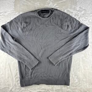 Abercrombie & Fitch Sweater Long Sleeve Men's XL Thin Gray